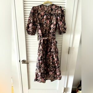 St. Roche black floral dress.